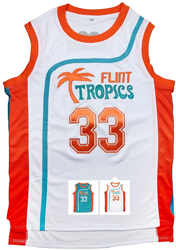 Yeee JPEglN Moon 33 Flint Tropics Basketball Men Jersey S-XXXL Green 