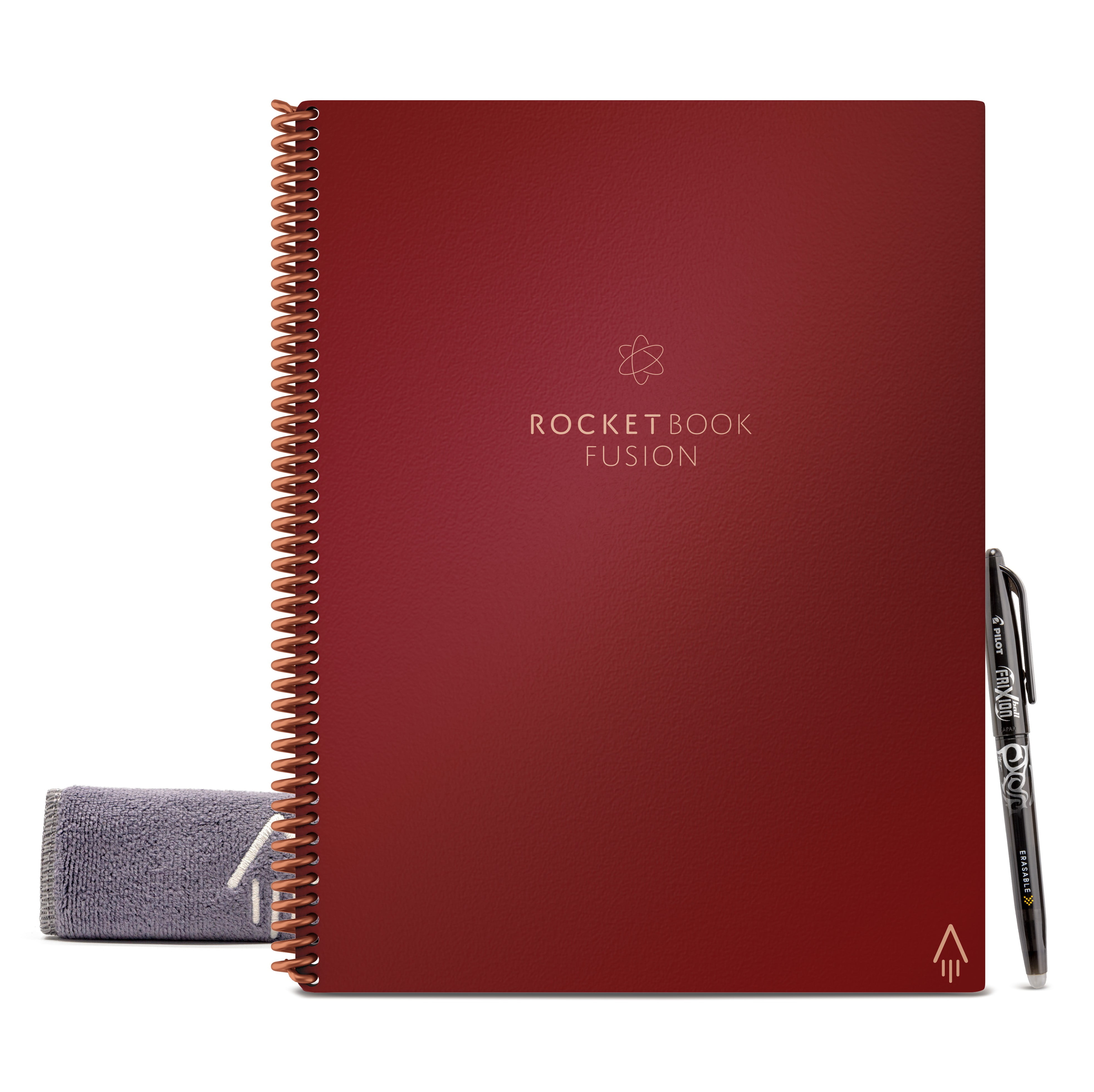 "Rocketbook Fusion Smart Reusable and Sustainable Smart Spiral Notebook