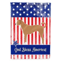 Carolines Treasures BB8371CHF Australian Pinscher American Flag Canvas House Size  Large multicolor