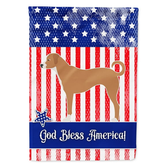 Carolines Treasures BB8371CHF Australian Pinscher American Flag Canvas House Size  Large multicolor