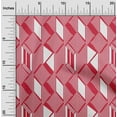 thumbnail image 1 of oneOone Cotton Poplin Fabric Parallelogram & Triangle Geometric Print Fabric By Yard 56 Inch Wide, 1 of 4
