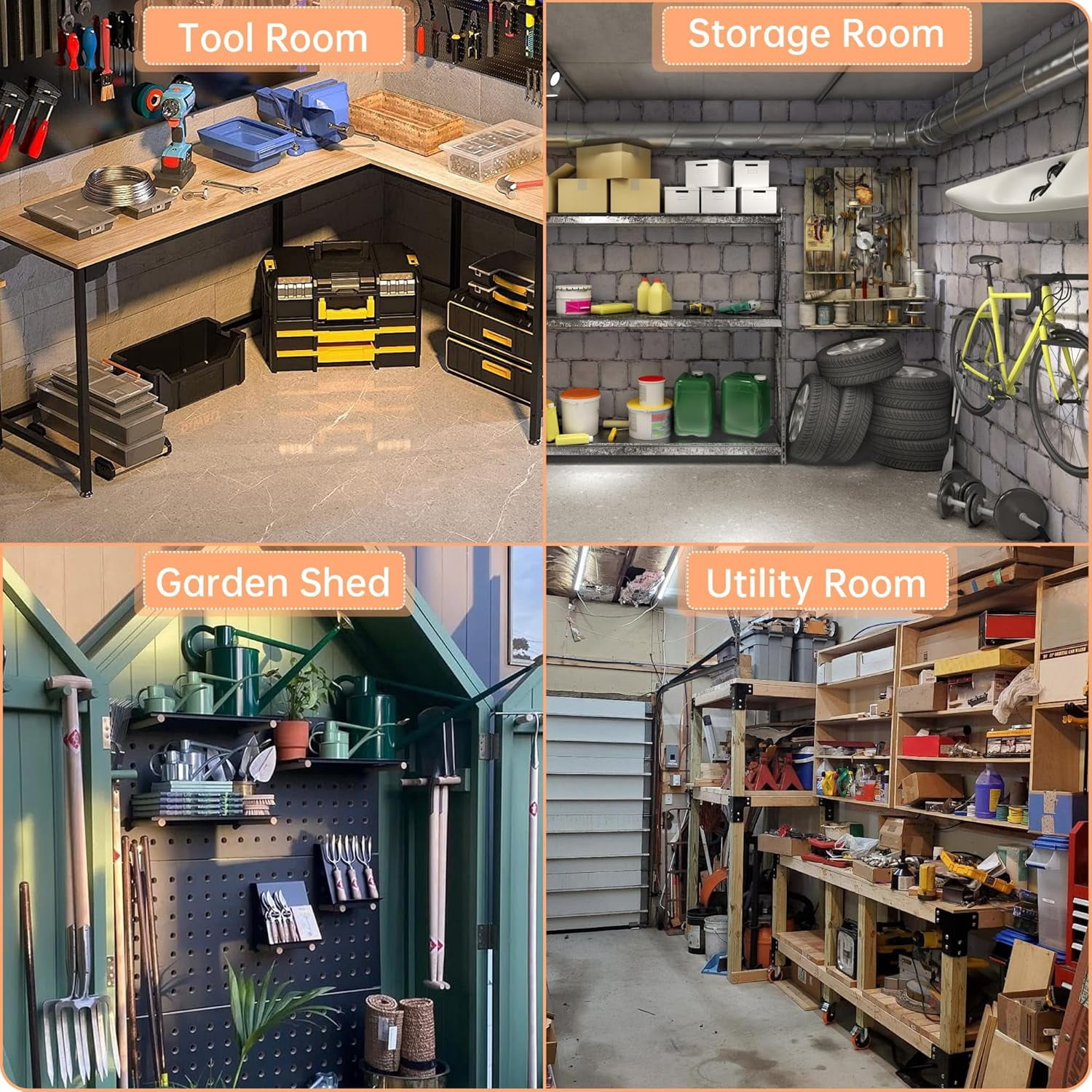 2025 New Outdoor Storage Shed,Large Garden Shed,Large Metal Tool Sheds with Slooping Roof and Vents,Updated Reinforced and Lockable Doors Frame Metal Storage Shed for Patiofor Backyard,Patio