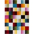 thumbnail image 2 of Well Woven Exuberance Multicolor Checkered Boxes Geometric 8x10 (7'10" x 9'10") Area Rug, 2 of 8