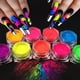 thumbnail image 3 of 1 caja de purpurina para uñas, pigmento de inmersión de color neón, mezcla de polvo cromado, decoración de uñas, accesorios de Arte de uñas de Gel DIY, 3 of 4