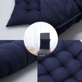 thumbnail image 2 of Cojín de Silla Grueso con Diseño de Correa, Mezclas de Algodón para la Decoración de la Sala de Estar, Hogar, Oficina, Azul Marino Unique Bargains Cojín de Silla, 2 of 7
