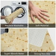 thumbnail image 3 of Pofeuu tortilla Print Flannel Doormats Rug16"x24"Rug Washable Doormats Indoor Outdoor Rugs for Layered Front Door Mats, Porch, Kitchen, Entryway, 3 of 7