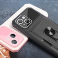 thumbnail image 3 of Compatible with iPhone 14 Max Case with Card Holder Hidden Card Slot Slim Wallet Case, Heavy Duty Rugged Shockproof Phone Built in Ring Stand Holde Black, 3 of 14