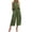 Army Green#women's resort vacation matching sets, variant on Moxiu Women's 2 Piece Casual Summer Outfits Cotton Flowy Crop Tank Tops and Wide Leg Capris Sets Lounge Travel Vacation Set Black,S