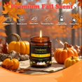 thumbnail image 3 of Vanilla Cream Candle | Sweet Fall's Candle - Vanilla Scented Candles for Fall - 7oz Autumn Soy Candles for Home Scented, 50Hours Burn Time, Fall Gifts for Women Men/Autumn Celebration/Thanksgiving, 3 of 7