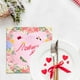 thumbnail image 5 of Juego de suministros para la fiesta del Día de la Madre 16 invitados Vajilla desechable ecológica Tema melocotón rosa Platos de papel Tazas Servilletas Mantel Serpentinas Caja de regalo Decoraciones, 5 of 5