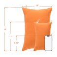 thumbnail image 2 of HAOAN Ntbay 2 Pack Microfiber Soft Tiny Pillows  Machine Washable Travel Pillows  11” x 7”  Light Gray, 2 of 5