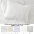 thumbnail image 3 of Amberspace Lightweight 3-Piece Bed in a Bag Quilt Set with Pillow Shams,White,Twin, 3 of 8