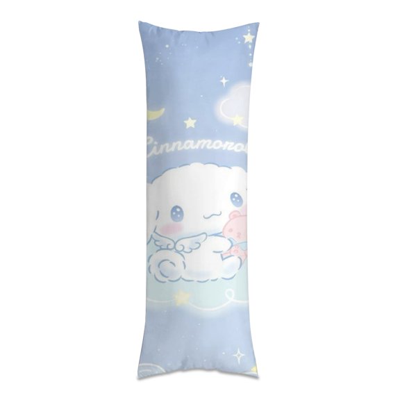 Hello Kitty Anime Body Pillow Cover Ultra Soft Microfiber Pillowcases with Hidden Zipper Closure 16x48inch