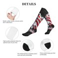thumbnail image 6 of Bixox Largemouth Bass Fish in USA Print Compression Socks,Compression Socks Women & Men Circulation for Medical,Running,Athletic, 6 of 7