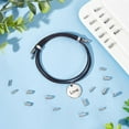 thumbnail image 2 of 100pcs 2 Sizes Column Cord Ends Stainless Steel End Caps 2mm/3mm Column Leather Cord Ends Cord Terminators End Caps DIY, 2 of 7
