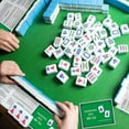 thumbnail image 4 of 4 Pcs Cartes Nationales de Mahjong - Mains et Règles Officielles Standard, 4 of 4