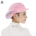 thumbnail image 1 of Unisex Dustproof Breathable Elastic Kitchen Chef Hat Cleaner Factory Work Cap, 1 of 11