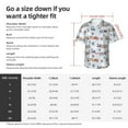 thumbnail image 5 of Pofeuu Trains And Cactuse Print Hawaiian Shirt for Men Sleeves Casual Button Down Summer Beach Dress Shirts T-Shirts,Large, 5 of 7