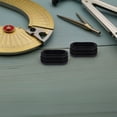 thumbnail image 4 of CRILSTYLEO 100Ud Tapones Protectores Negros Para Extremos De Tubo Ovalado Resistentes A Intemperie, 4 of 6