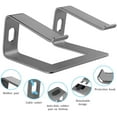 thumbnail image 3 of Support pour Ordinateur Portable en Aluminium Compatible avec Apple Mac MacBook Air Pro 10 à 15,6 Pouces, Support Ergonomique pour Ordinateur Portable, Gris Cosmique, 3 of 7
