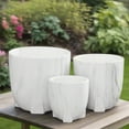thumbnail image 2 of Myora Marble Tripod Planter Set (Set of 3), 2 of 10