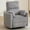 Gray-R, variant on Power Nursery Swivel Glider Recliner Upholstered Lounge Single Reclining Chair for Bedroom, Living Room
