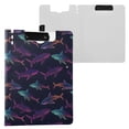 thumbnail image 6 of ALAZA Cute Neon Sharks Swim A4 Foldable Clipboard 360 Degree Folder Binder, 6 of 9