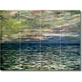 thumbnail image 1 of Ceramic Tile Mural-Claude Monet Waterfront Painting 120. 48" w x 36" h using (12) 12 x 12 ceramic tiles, 1 of 3