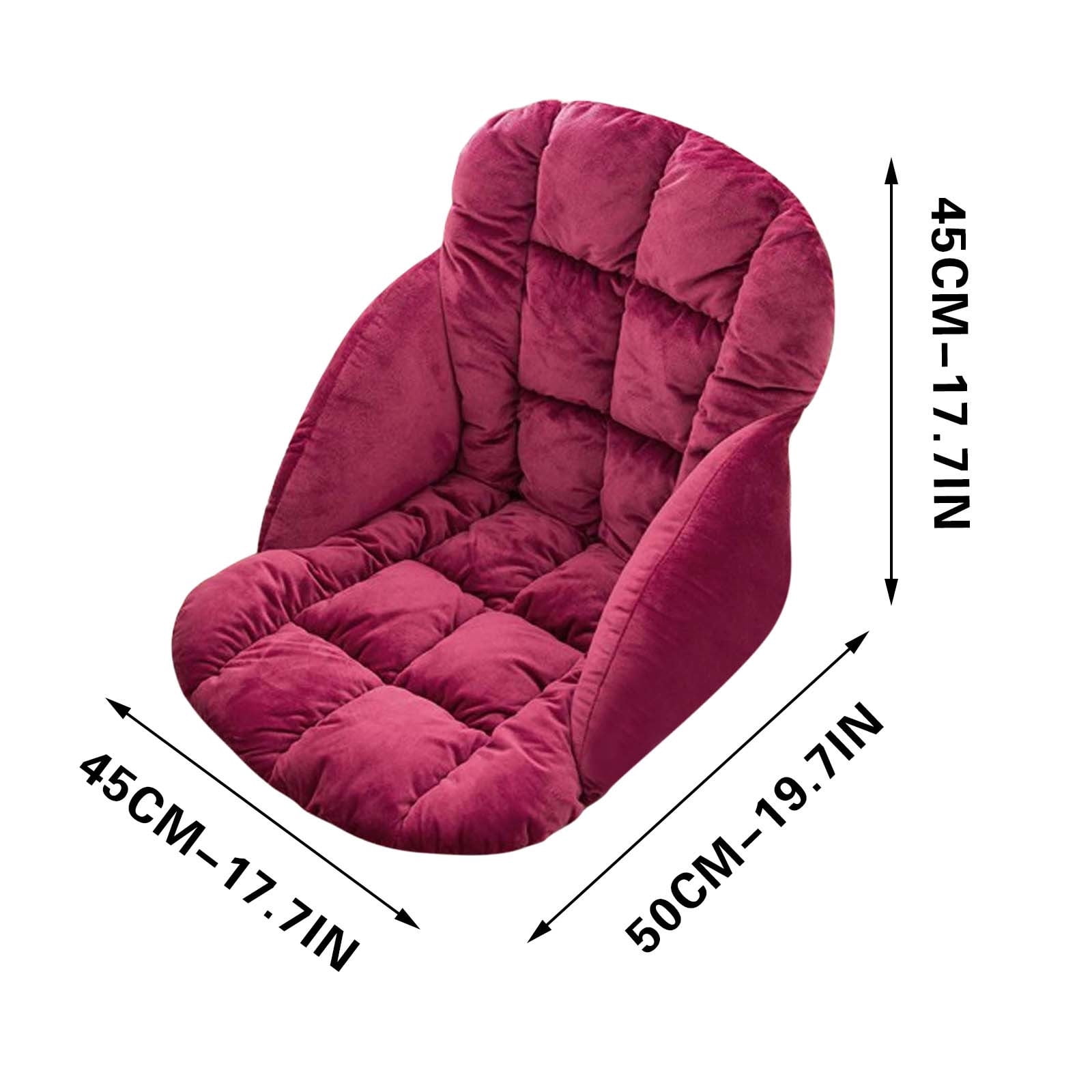 Kbndieu Heated Seat Cushion for Office Chair, Portable Heating Chair Pad, Soft Thick Chair Warmer for Back, Waist, Hips, Thighs Home Office Use