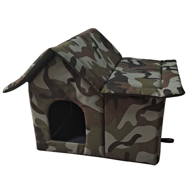 Tienda para dormir para gatos, cueva, caseta para mascotas salvajes, casa cueva, casa para gatos a prueba de lluvia, fría y resistente al viento, para