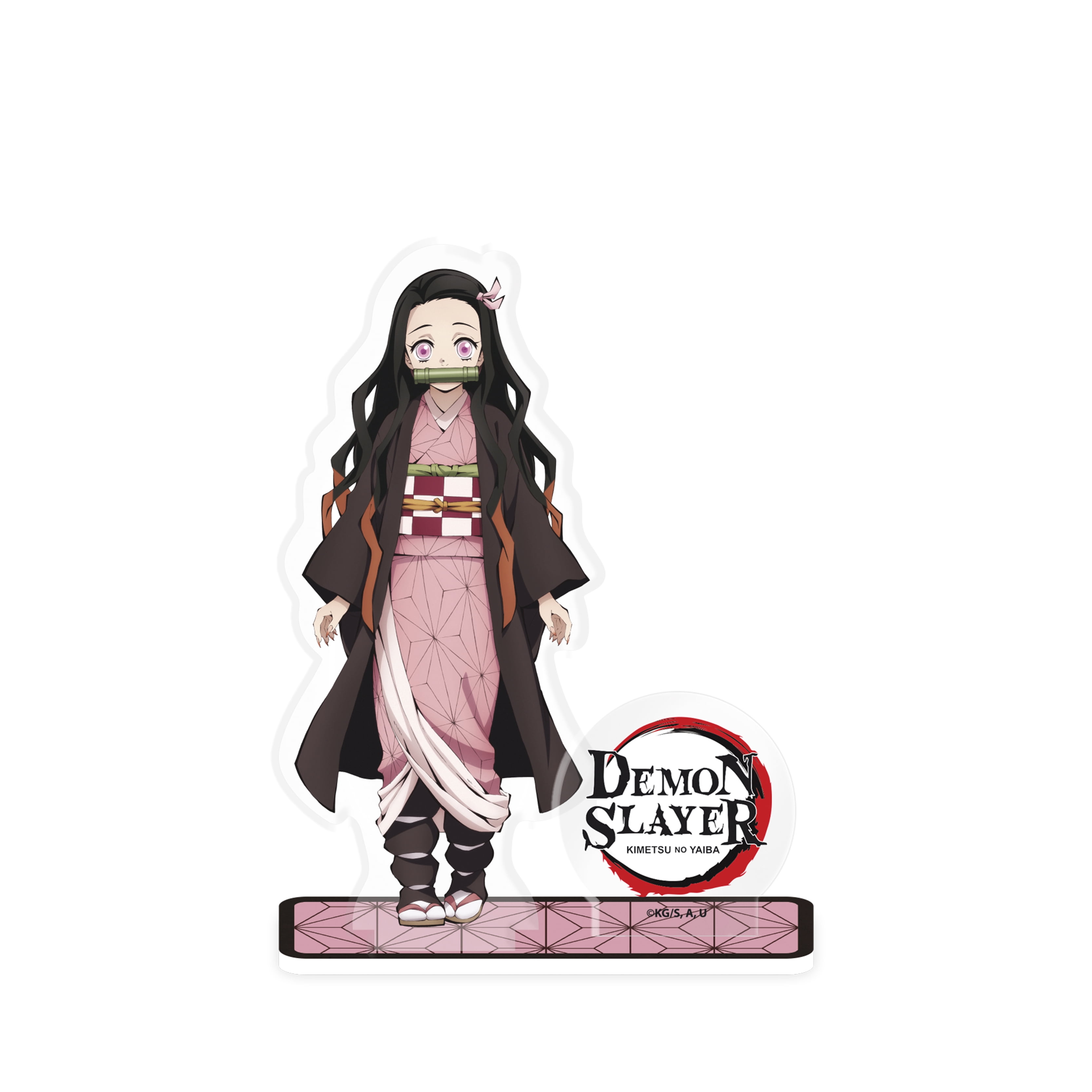 ABYstyle Demon Slayer Nezuko Kamado Acrylic Figure | Official Acryl® Collectible Stand for Anime Fans & Gift Displays | Cute Desk Decor for Kimetsu No Yaiba Lovers