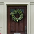 thumbnail image 6 of SAFAVIEH Faux 22 Inch Eucalyptus Leaf & Fennel Wreath, Green, 6 of 7