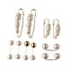 thumbnail image 2 of 10x moda mujer broche alfileres suéter chal Clips Set cintura seguridad alfileres ajustar DIY manualidades decoración para niñas adolescentes gemelos Zulema Pasador de cintura, 2 of 8