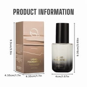 Foundation Full Coverage, Color Changing Foundation, Longwearing Waterproof, Natural Foundation and Concealer Finish, Evens Skin Tone