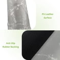 thumbnail image 3 of Dihmpor Coffee Bar Mat Dish Drying Mat - 16x24, PU Surface & Rubber Backed, Kitchen Countertop Protector, Quick Absorbent, Heat Resistant - Gray and White Marble, 3 of 7