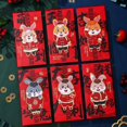 thumbnail image 2 of Langgg Cartoon Rabbit Year Spring Festival Chinese Zodiac Red Envelope, 2 of 7