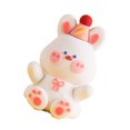 thumbnail image 3 of Emoshayoga Animal Ornament for Birthday Ornamento de Escritorio de Conejo de Plástico Suave Animal Figurina Cartoon para Fiestas de Cumpleaños, 3 of 13