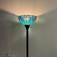 thumbnail image 2 of Tiffany 12'' Tiffany Torchiere Floor Lamp,Stained Glass Floor Standing Light, 2 of 6
