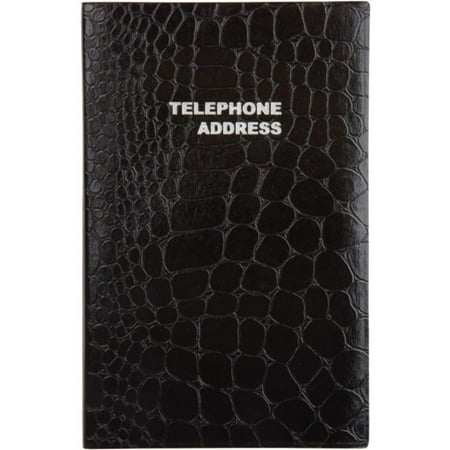 Medium Croc Telephone/Address Book, 4 1/8in x 6 3/16