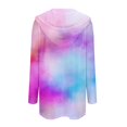 thumbnail image 6 of BODOAO Women's Cardigans Open Front Casual Lightweight Long Sleeve Knit Classic Fall Fashion Cardigan with Pockets Autumn and Winter Gradient Thin Mid Length Cardigan Side Pocket Jacket Hot Pink S, 6 of 6