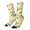 White, variant on Lemon Crew Socks for Men & Women, Breathable Casual Athletic Ankle Socks