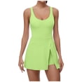 thumbnail image 2 of Babysbule Combinaison pour Femmes Mode Été Combinaison de Course pour Femmes Tenues Amples Solides Exercice Gym Yoga Shorts de Course, 2 of 9