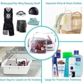 thumbnail image 3 of Travel Packing Cubes for Luggage Organizer with Waterproof Clear Toiletry Bag TSA Approved (7-pcs), 3 of 7