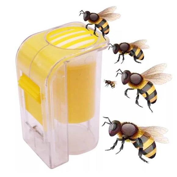 Queen Catcher Receptor de de de Plástico, Botella de r Mano, émbolo, Herramienta de Apicultor Yotijar Receptor de abeja reina