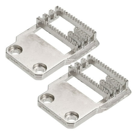 Uxcell Sewing Machine Feed Dog Galvanized Iron for Most Universal Sewing Machine, 2 Pack