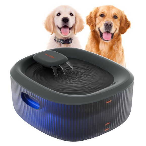 Fuente de agua para perros WOPET, bomba automática ultrasilenciosa de 6 litros