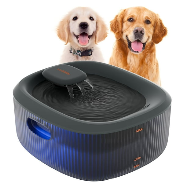 Fuente de agua para perros WOPET, bomba automática ultrasilenciosa de 6 litros