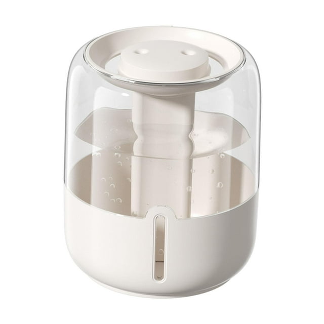 Humidificador de escritorio, 3 modos de niebla ajustables, humidificación de amplio rango para el hogar con luz nocturna, tanque de agua de 6,8 L para Beige