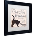 thumbnail image 2 of Trademark Fine Art "Les Chats II" Canvas Art by Color Bakery White Matte, Black Frame, 2 of 4