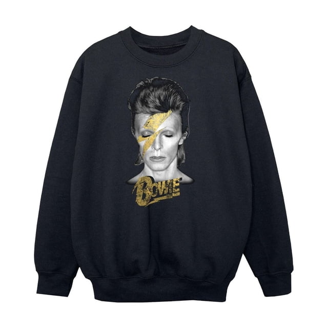 David Bowie Chandail en Molleton Garçon Aladdin Sane Gold Bolt